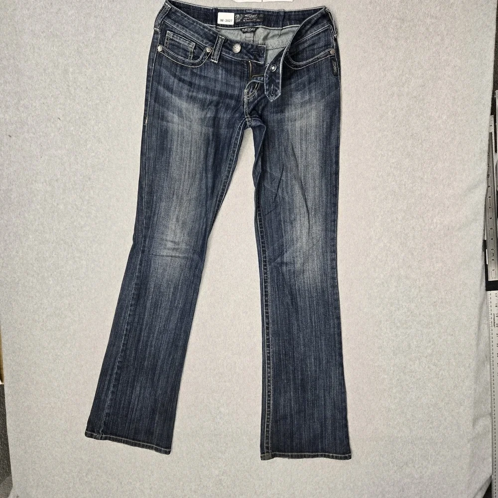 Silver Jeans Co. Women Jeans W29/L35 Blue Denim TUESDAY 35